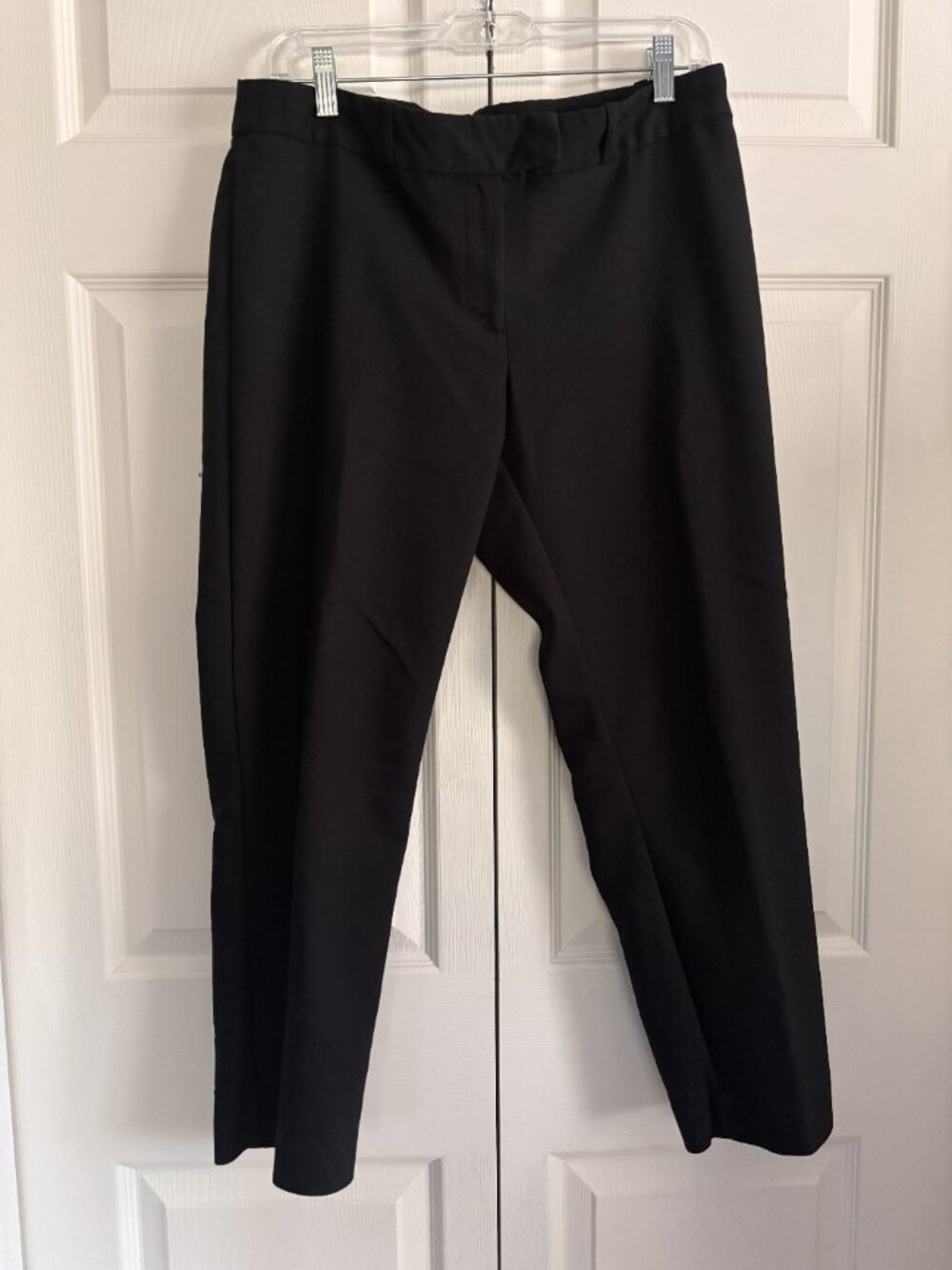 Black Ankle Dress Pants Women’s 26” Inseam Tailored Work Career Slacks